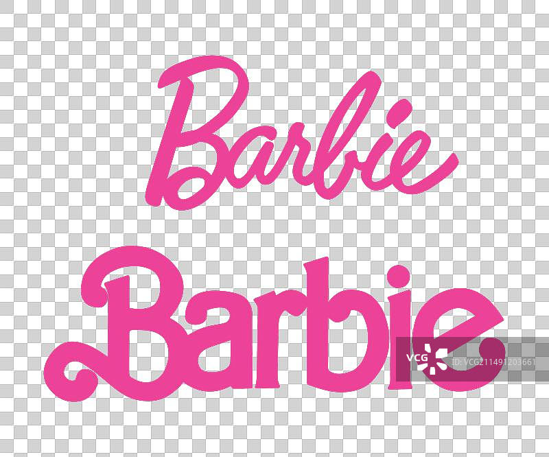 芭比粉复古标志图片素材