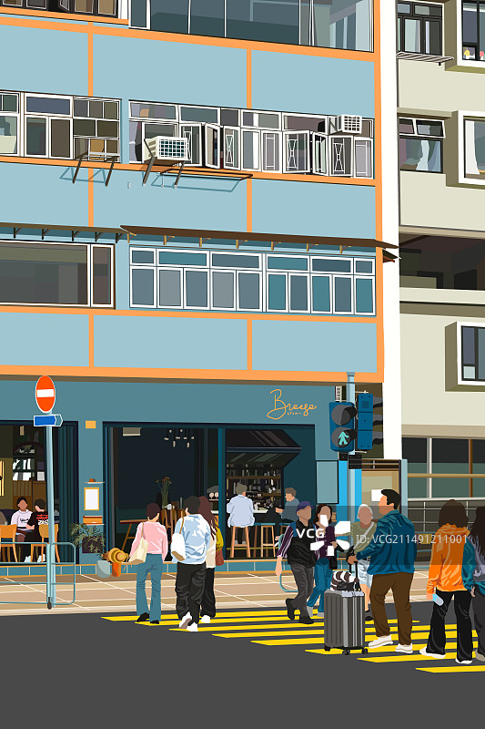 城市插画图片素材