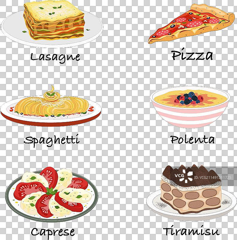 意大利传统美食合集图片素材