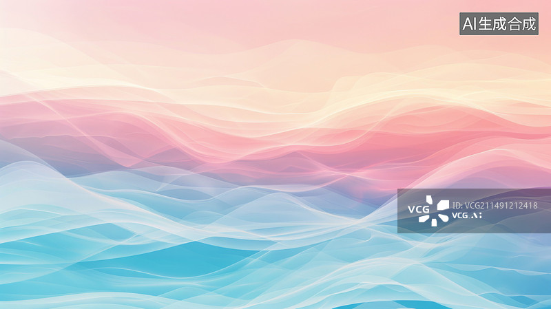 【AI数字艺术】抽象线条背景图片素材