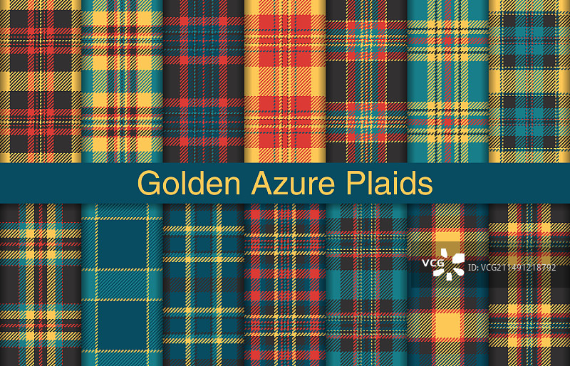 金色格子束纺织品设计图片素材