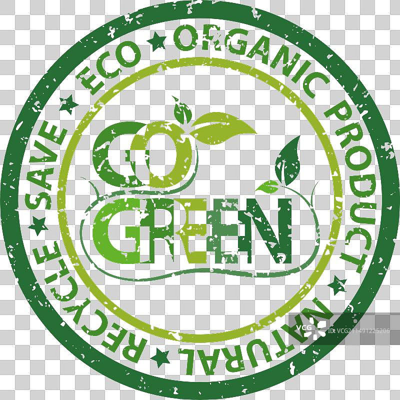 绿色橡胶印章图片素材