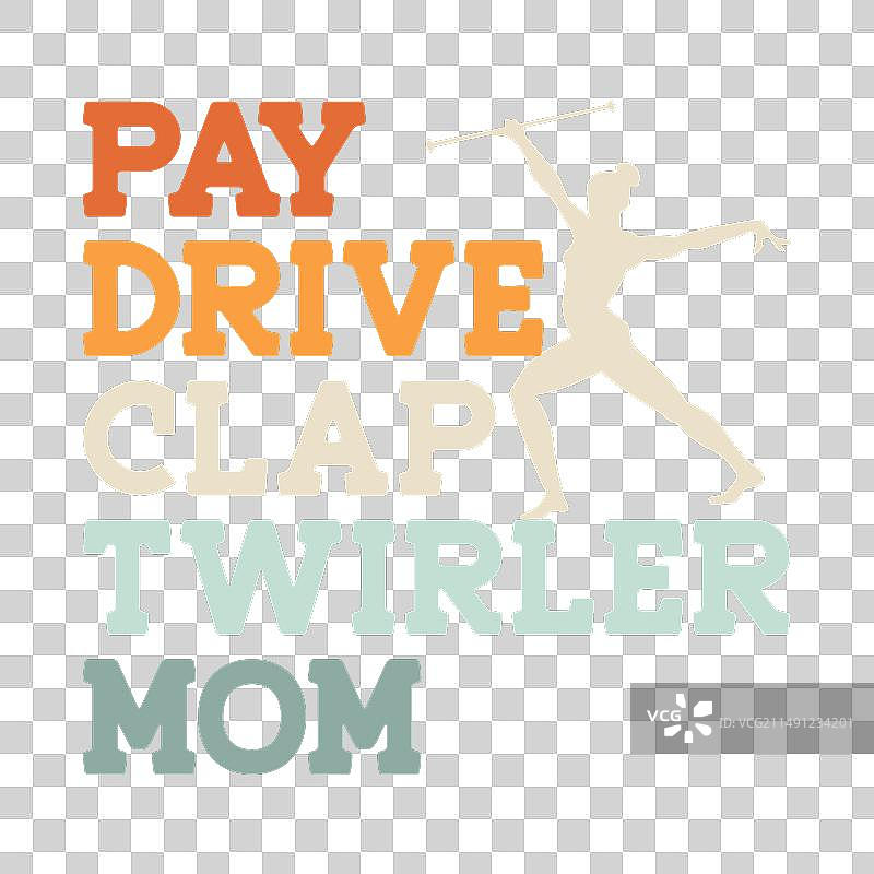 复古指挥棒旋转T恤设计图片素材