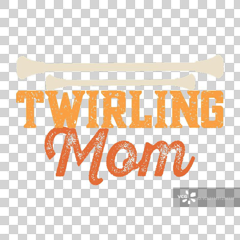 复古指挥棒旋转T恤设计图片素材