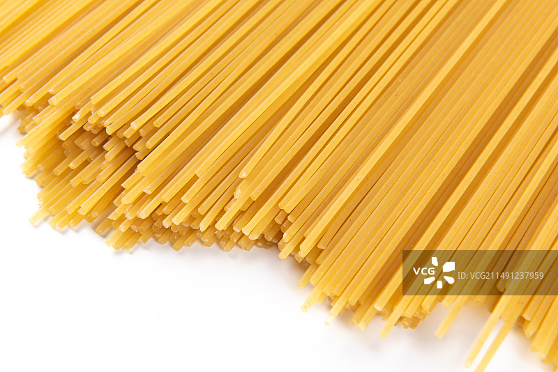 干意大利面食材特写图片素材