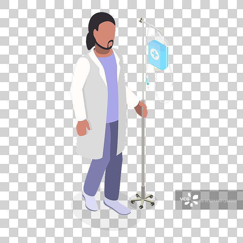 3D 2.5D理疗师组合图片素材