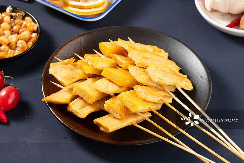 炸板筋串图片素材