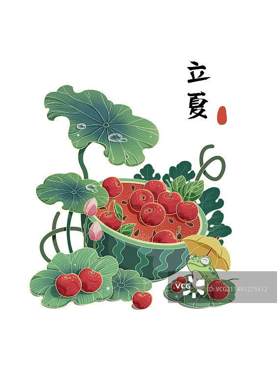 二十四节气之立夏图片素材