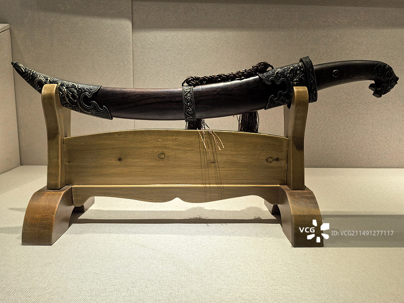 蒙古弯刀图片素材