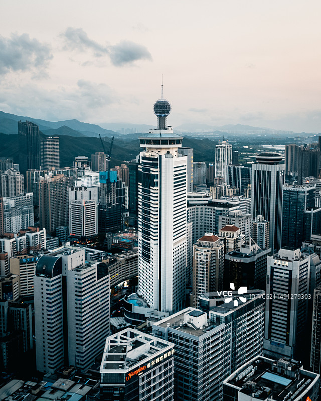 深圳罗湖区城市建筑图片素材