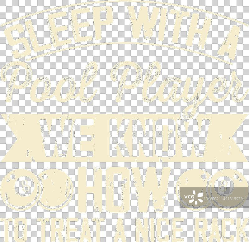 复古台球游戏T恤设计图片素材