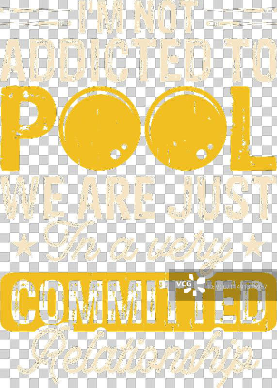 复古台球游戏T恤设计图片素材