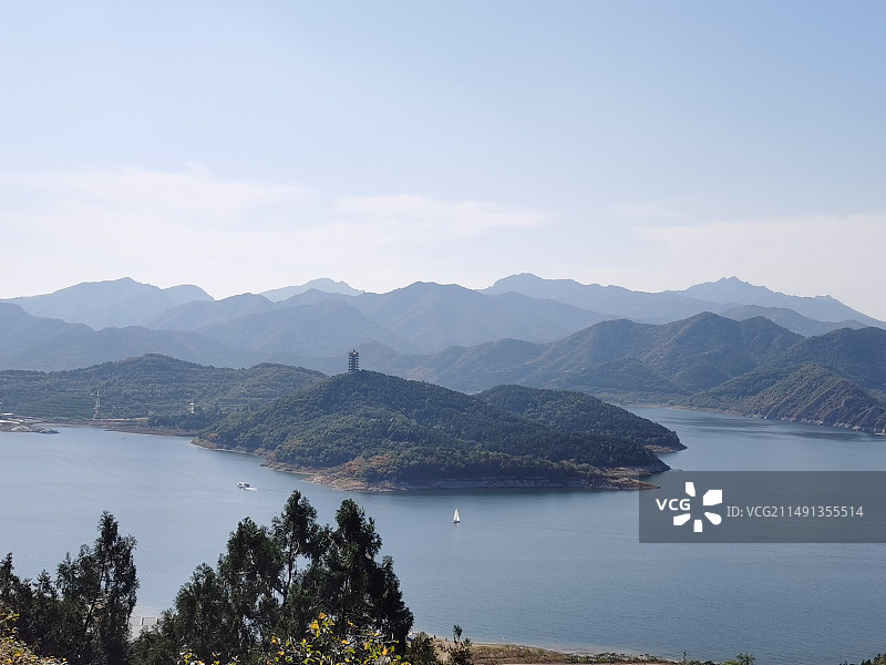 北京平谷金海湖图片素材