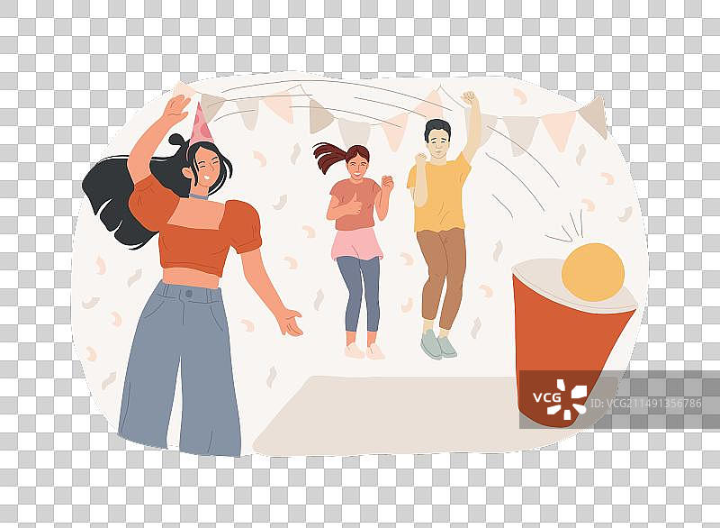 派对游戏概念图片素材