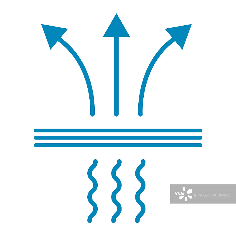 透气耐用防水材料图标图片素材