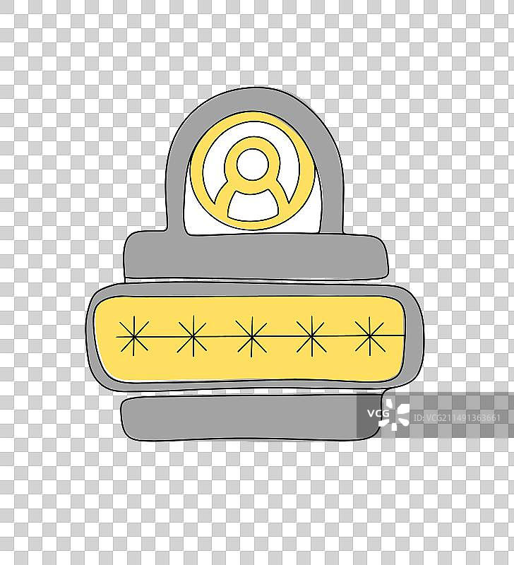 彩色密码锁图片素材