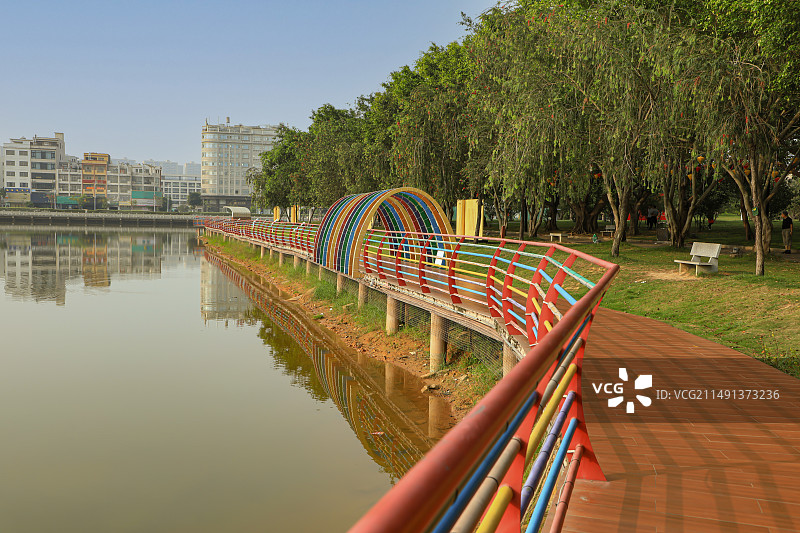 阳西县西湖公园图片素材