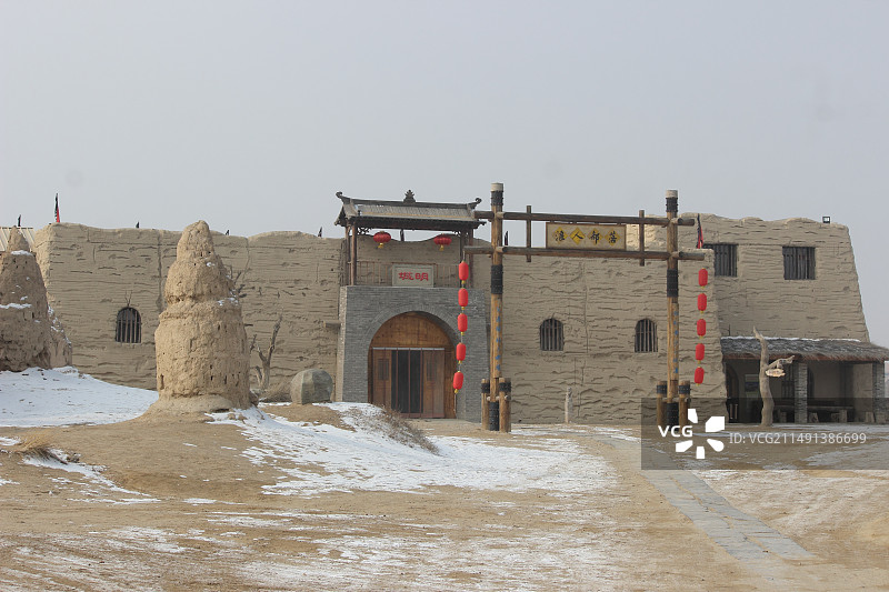 银川市宁夏镇北堡西部影视城图片素材