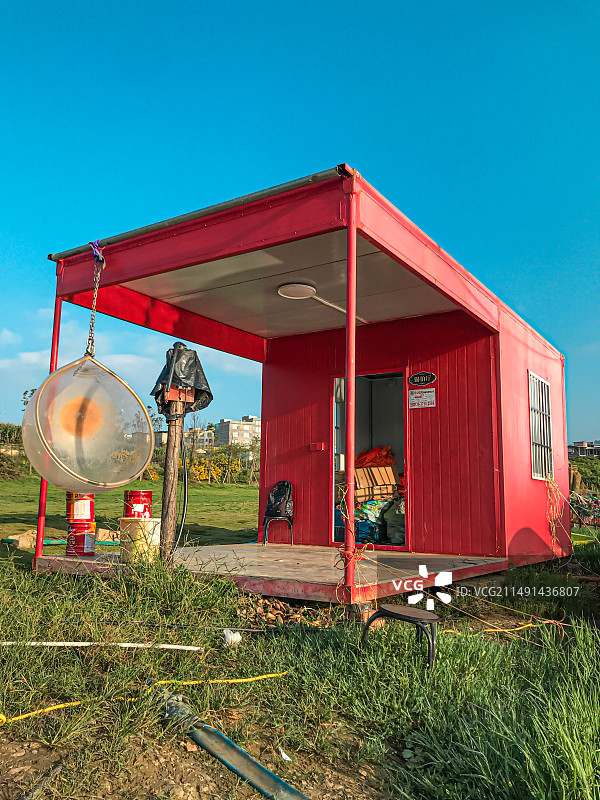 蓝天下的建筑景观图片素材