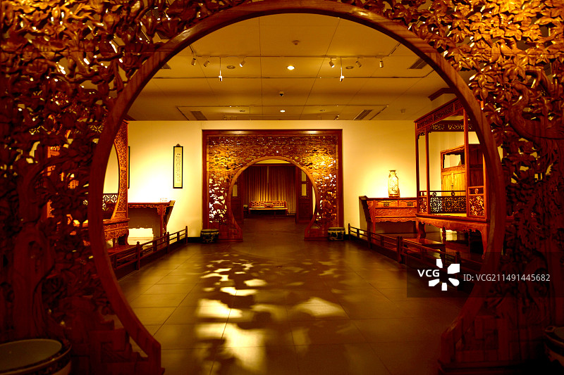 中国紫檀博物馆展品图片素材