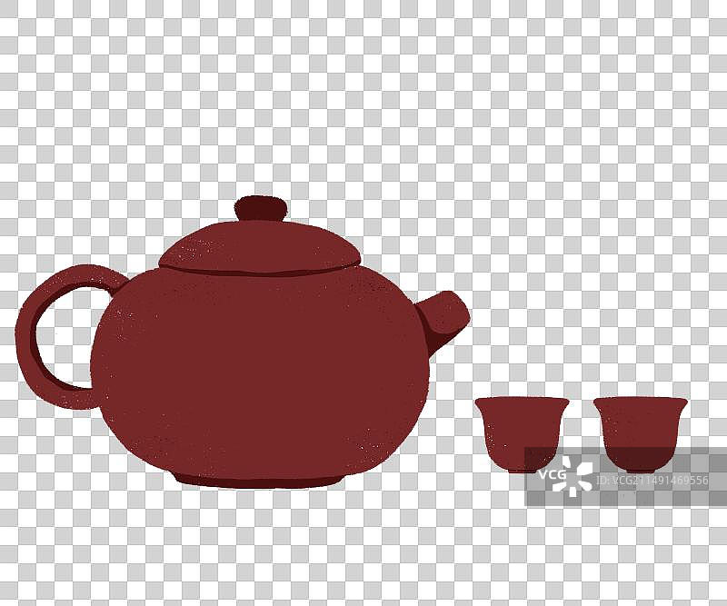 紫砂壶图片素材