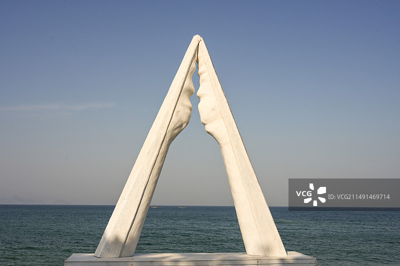 青岛琅玡台海边图片素材