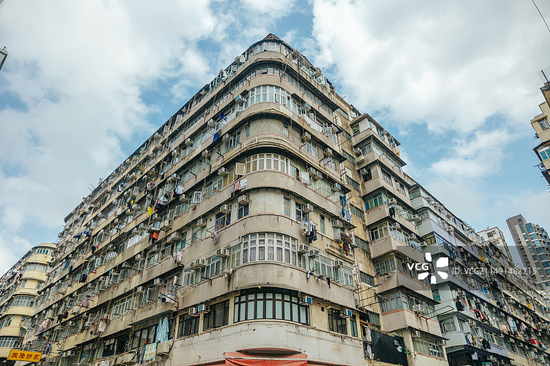 HONGKOGN香港 深水埗 都市风光街道景色旅行打卡地图片素材