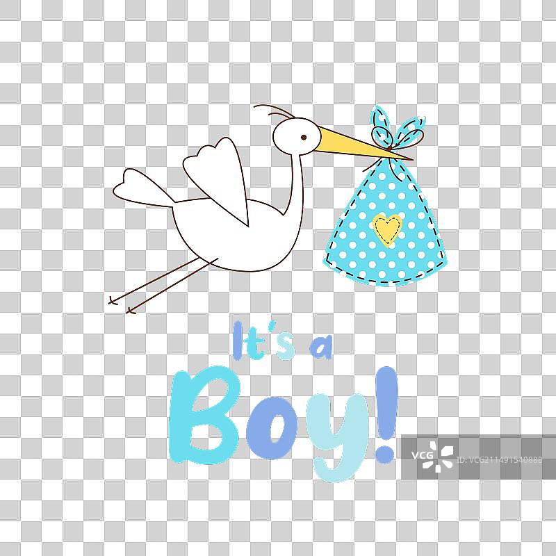 男婴淋浴卡生日贺卡背景图片素材