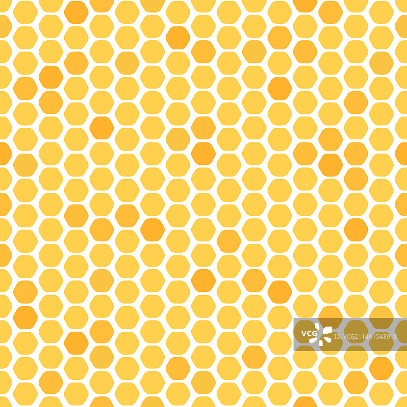 橙黄色蜂窝无缝图案图片素材