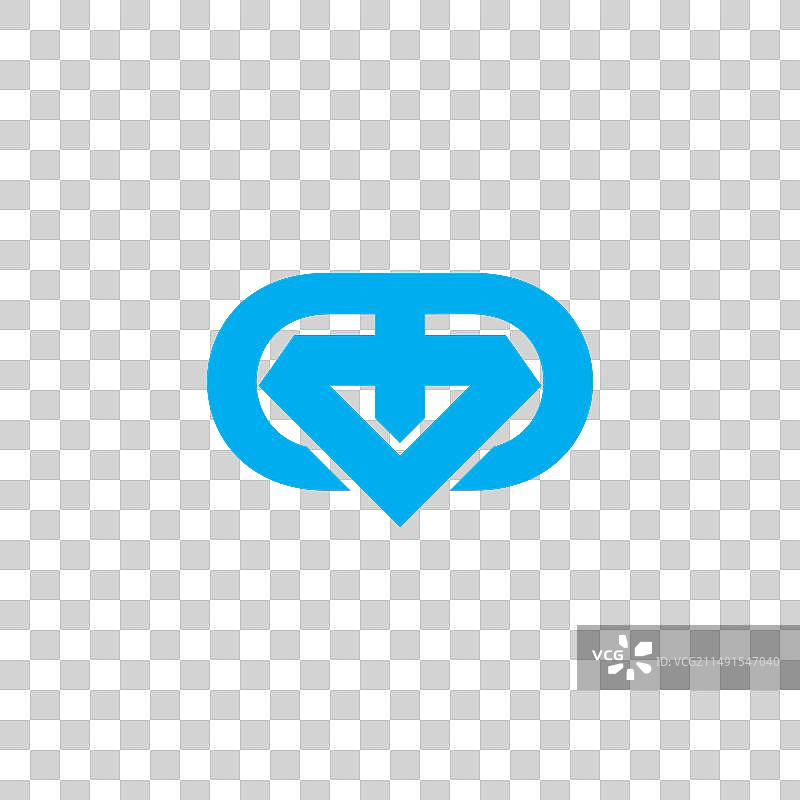 钻石药物胶囊简约标志图片素材