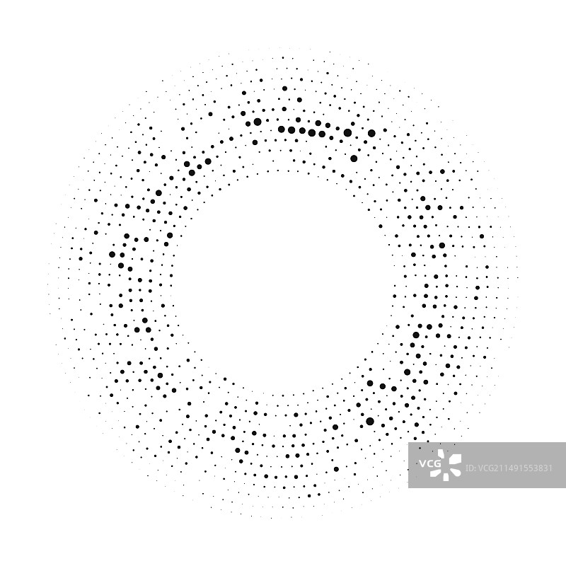 圆形半色调点状背景图片素材