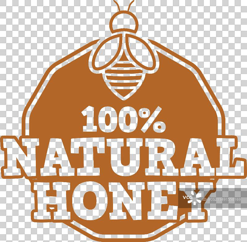 天然蜂蜜标签图片素材