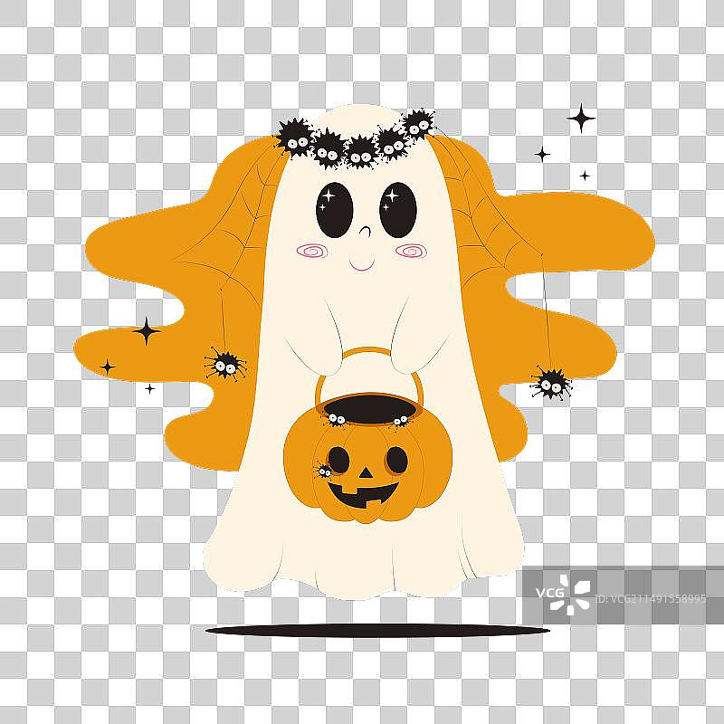可爱幽灵的摇摆风格图片素材