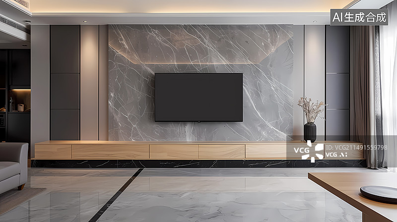 【AI数字艺术】影视墙效果图图片素材