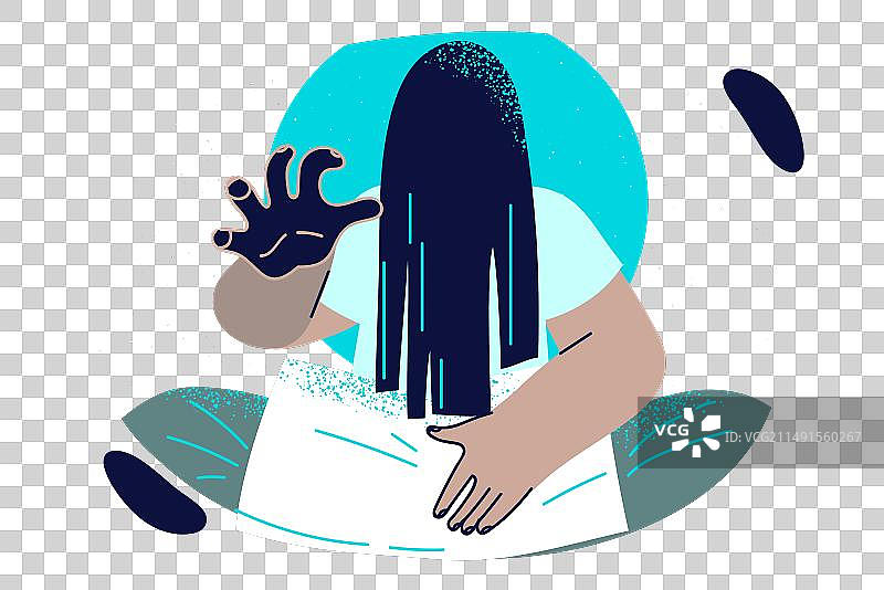 恐怖电影中面容扭曲的噩梦女人图片素材