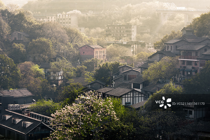 牧童遥指杏花村图片素材