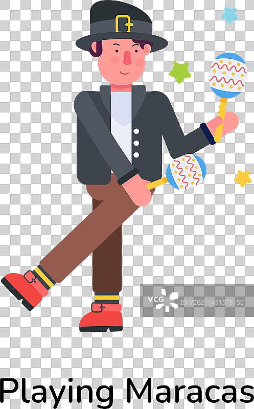 演奏沙槌图片素材