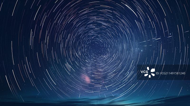 星空星轨图片素材