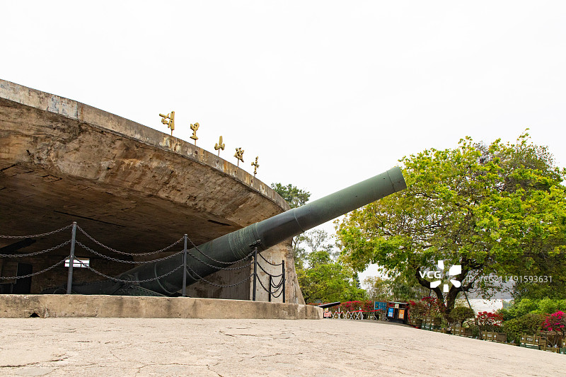 厦门胡里山炮台遗址风光图片素材