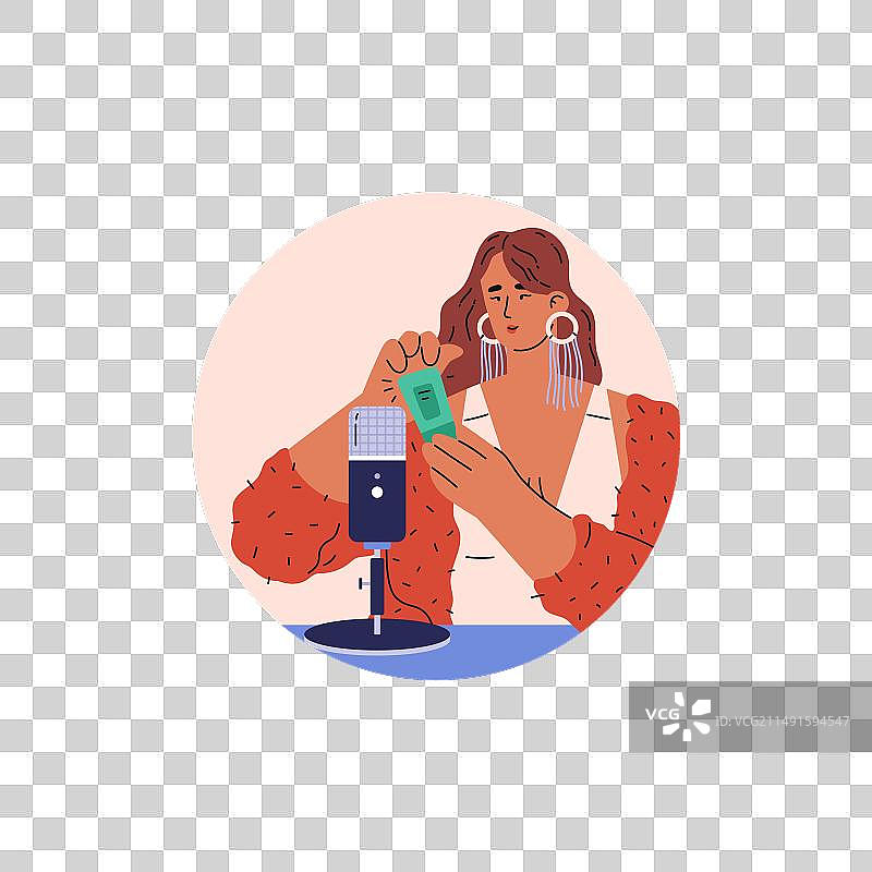 ASMR录音会话图片素材