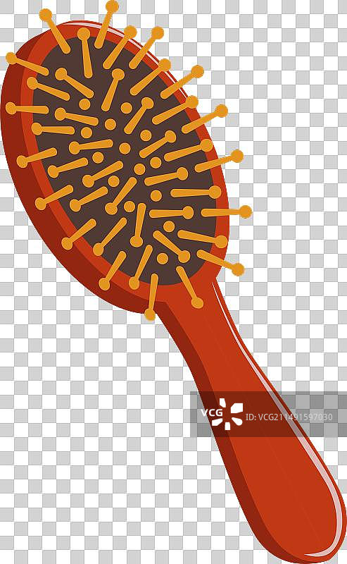 塑料卡通发刷图标图片素材