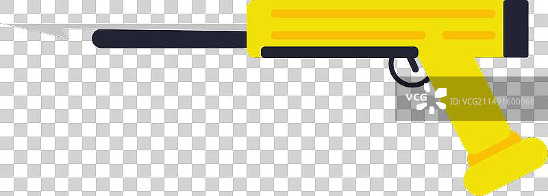 鱼叉彩色图标狩猎捕鱼工具图片素材