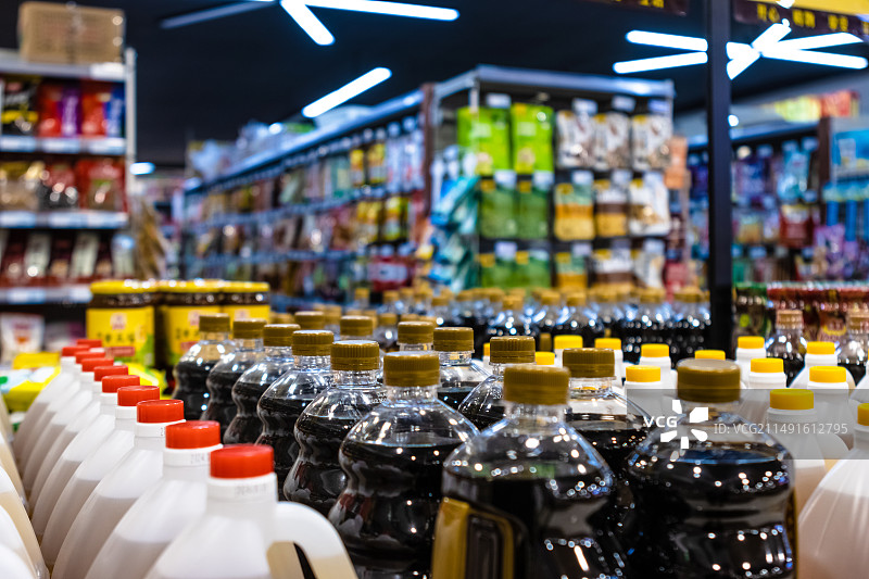 超市内丰富的商品图片素材