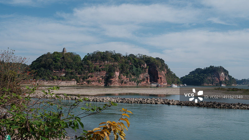 乐山大佛（巨型睡佛）图片素材