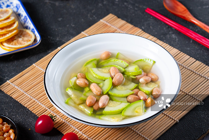 葫芦花生汤图片素材