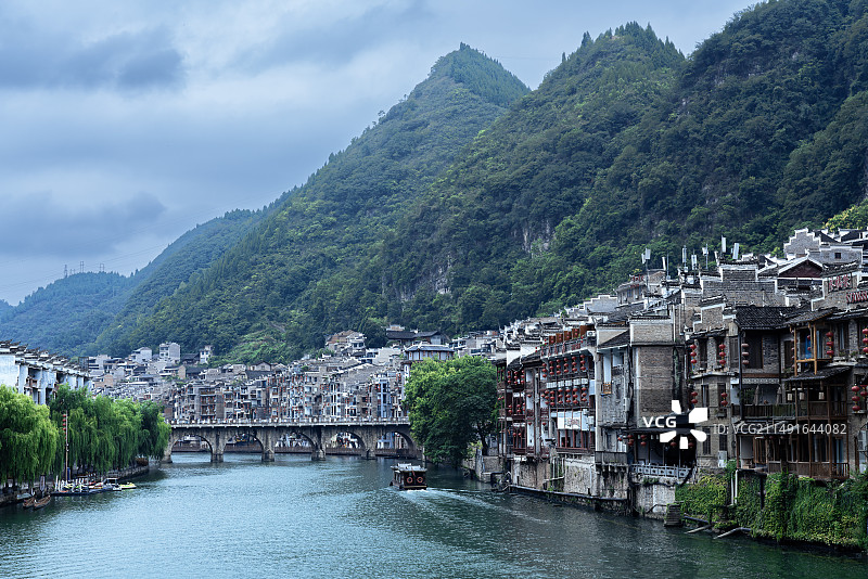 贵州镇远古镇潕阳河自然风光图片素材