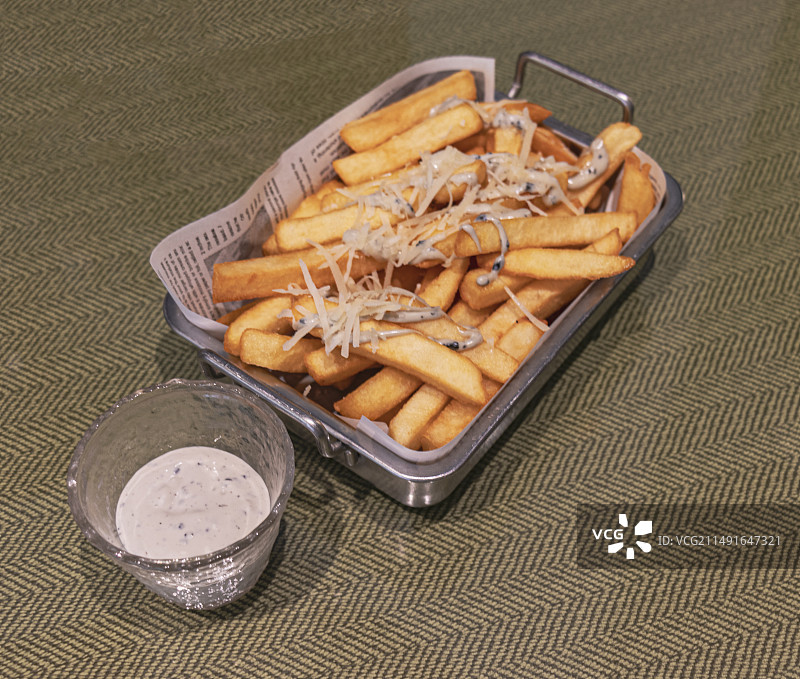 芝士薯条图片素材