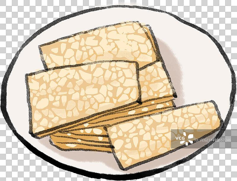 水墨风徽菜合肥美食白切插画图片素材