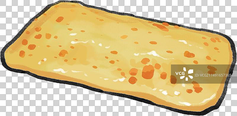 水墨风徽菜合肥美食鸡蛋灌饼插画图片素材