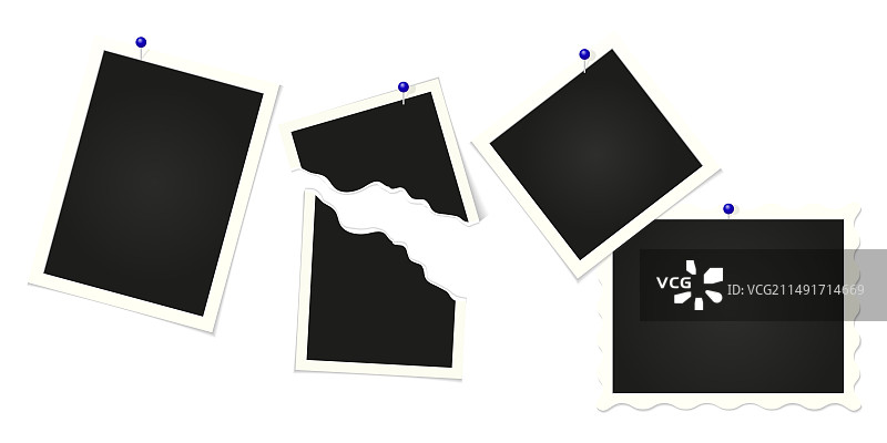 复古快照相框模型合集图片素材